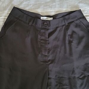 NWT Stelen Katja Straight Leg Black Trousers Size Medium